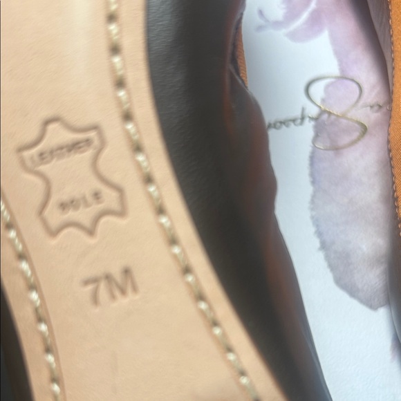 Tory Burch Brown and Orange Flats NWOT negotiable!! - Picture 5 of 5